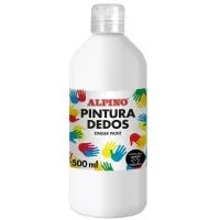 2.9 - PINTURA DEDOS BLANCA ALPINO - 500ML