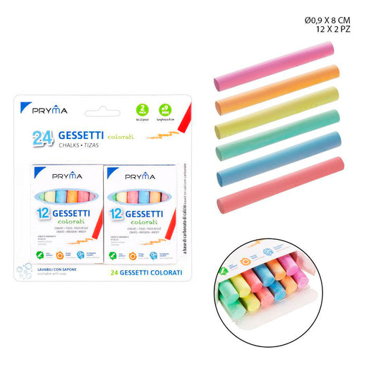 5 - PACK TIZA FINA COLOR - PACK 24