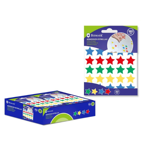 2.15 - GOMETS ADHESIVOS ESTRELLAS - PACK 180