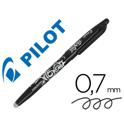 1.12 - PILOT BALL FRIXION 0,7MM NEGRO