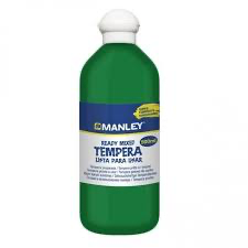 9.10 -  TÉMPERA PREPARADA MANLEY 500ML VERDE