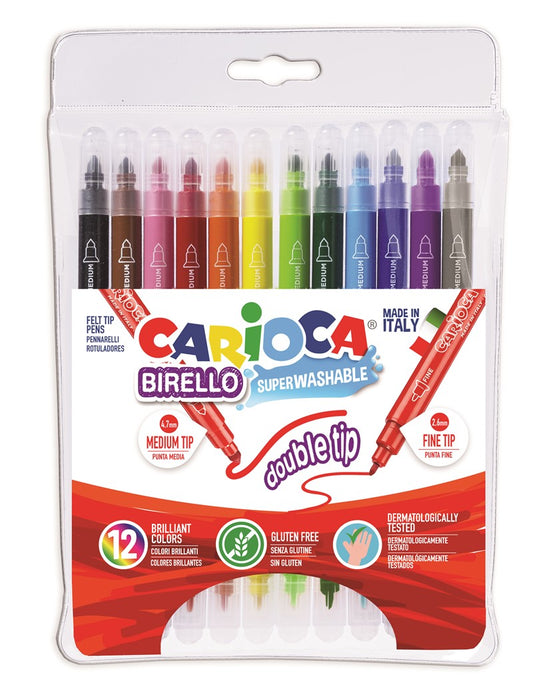 6 - ROTULADOR DOBLE PUNTA - PACK 12