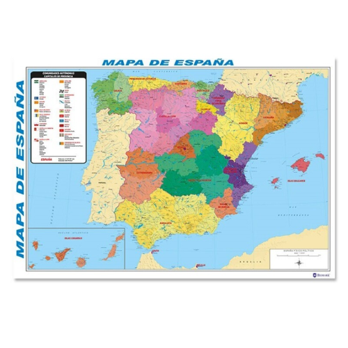 1.11 - POSTER MAPA DE ESPAÑA