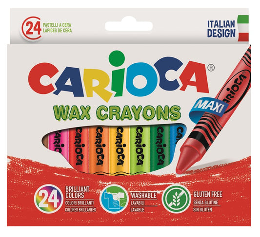 1.5 - CERAS CARIOCA WAX CRAYONS - PACK 24