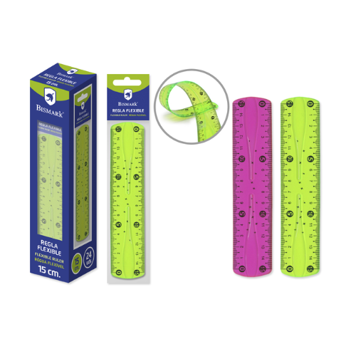 8 - REGLA FLEX 15CM