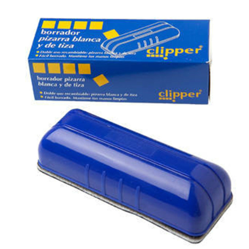 1.1 - Borrador pizarra blanca y negra Clipper