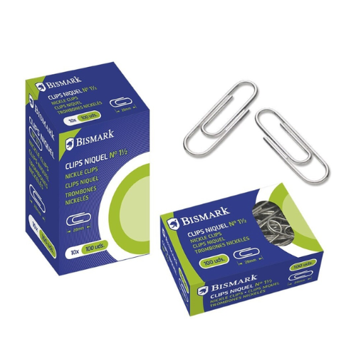 6 - CLIPS NIQUELADOS - PACK 100