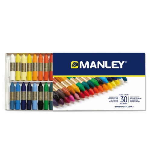 2.0 - CERAS MANLEY COLORES SURTIDOS - PACK 30