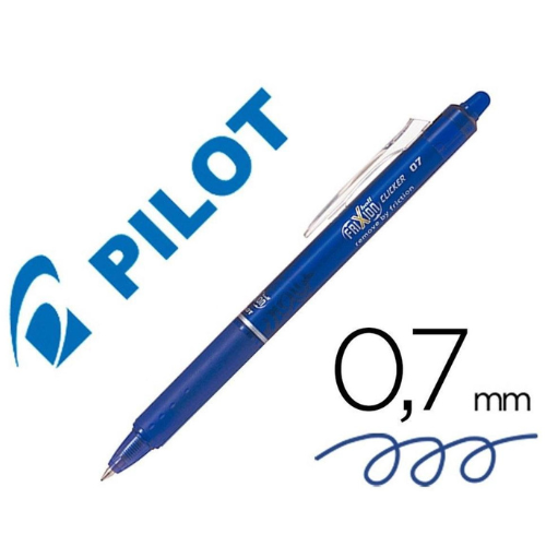 1.13 - PILOT FRIXION CLICKER 0,7MM AZUL
