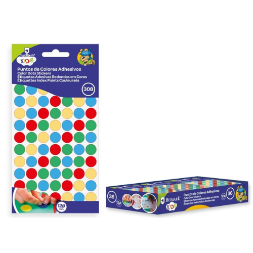 2.10 - GOMETS ADHESIVOS Ø 1MM - PACK 308
