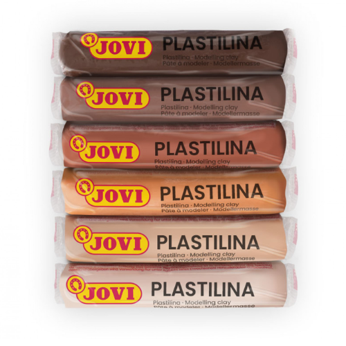 5.5 - PLASTILINA JOVI 15G - PACK 6 COLORES MULTICULTURAL