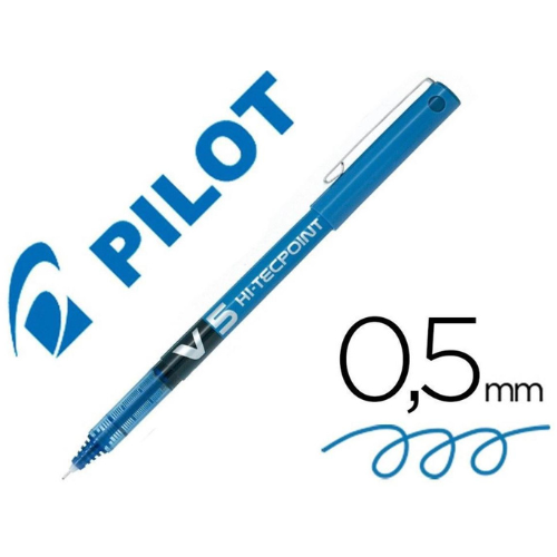 1 - PILOT V5 HI-TECPOINT AZUL
