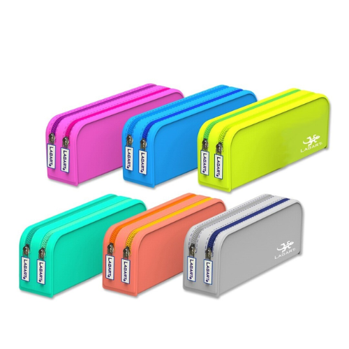1.4 - ESTUCHE SILICONA RECTANGULAR DOBLE CREMALLERA