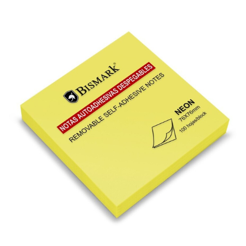 2.5 - POST-IT ADHESIVO AMARILLO 76X76MM - PACK 100