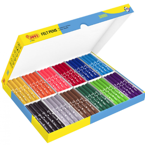 3 - ROTULADORES JUMBO TIP - PACK 96 COLORES SURTIDOS