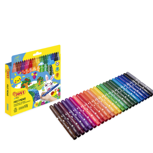 23 - ROTULADORES JUMBO TIP - PACK 24 COLORES SURTIDOS