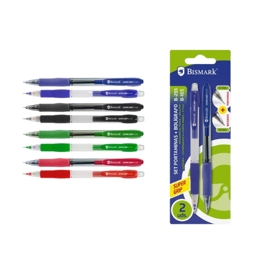 1.5 - PORTAMINAS 7MM Y BOLIGRAFO GRIP BISMARK