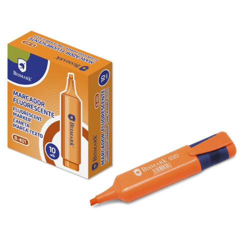 11.1 - CAJA SUBRAYADOR NARANJA - PACK 10