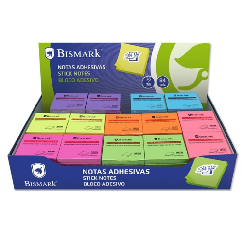1.7 - POST-IT ADHESIVO 76X76MM - PACK 84 TACOS