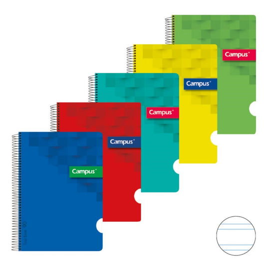 1.16  - LIBRETAS ANILLA A4, 4 LINEAS ,AZUL TURQUESA