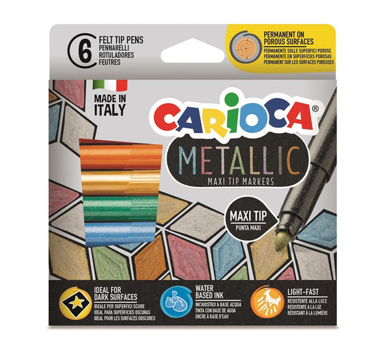 15.1 - ROTULADOR METALLIC FINO - PACK 8