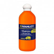 9.6 - TÉMPERA PREPARADA MANLEY 500ML NARANJA
