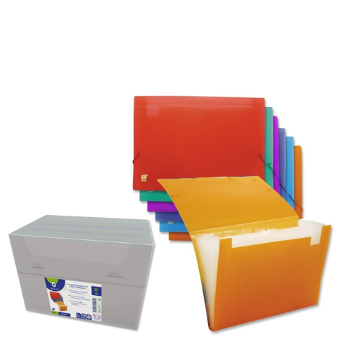 8.6 - CARPETA CLASIFICADORA 12 COMPARTIMIENTOS CON GOMAS