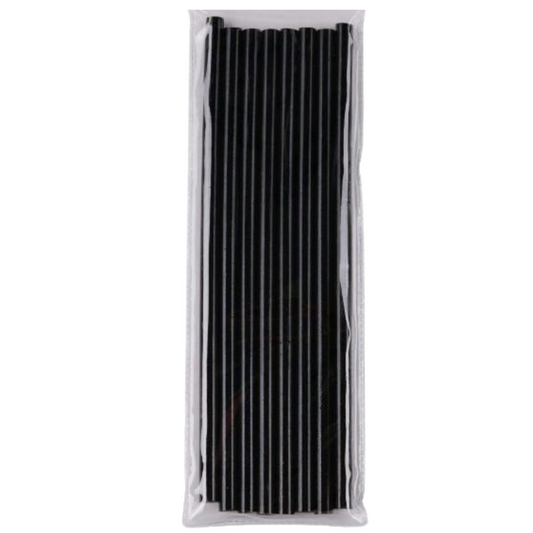 3 - BARRAS DE SILICONA 7X190MM - PACK 8 NEGRO