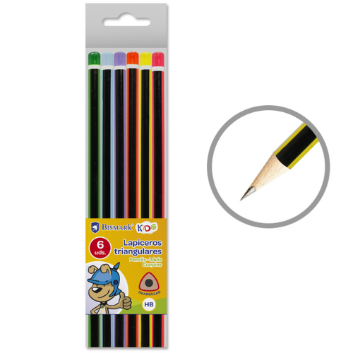 8 - PACK 6 LÁPICES TRIANGULARES