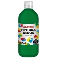 2.5 - PINTURA DEDOS VERDE ALPINO - 500ML