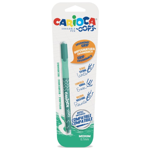 1.31 - RECAMBIO UNIVERSAL BOLÍGRAFO BORRABLE VERDE - PACK 3