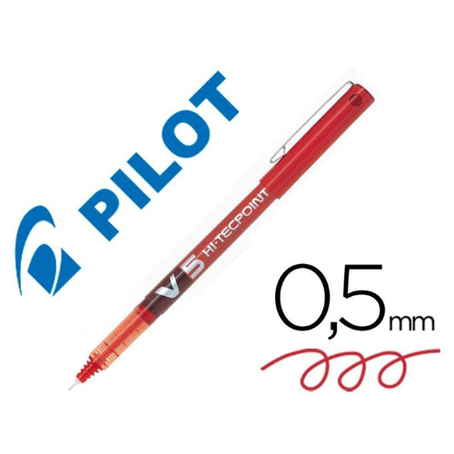 1.2 - PILOT V5 HI-TECPOINT ROJO