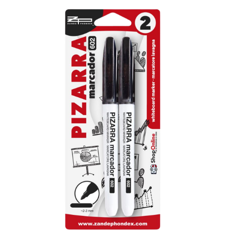 10 - PACK ROTULADORES PIZARRA NEGRO/NEGRO