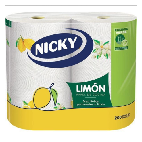 3.1 - PAPEL COCINA 200 SERVILLETAS - PACK 2 MAXI ROLLOS