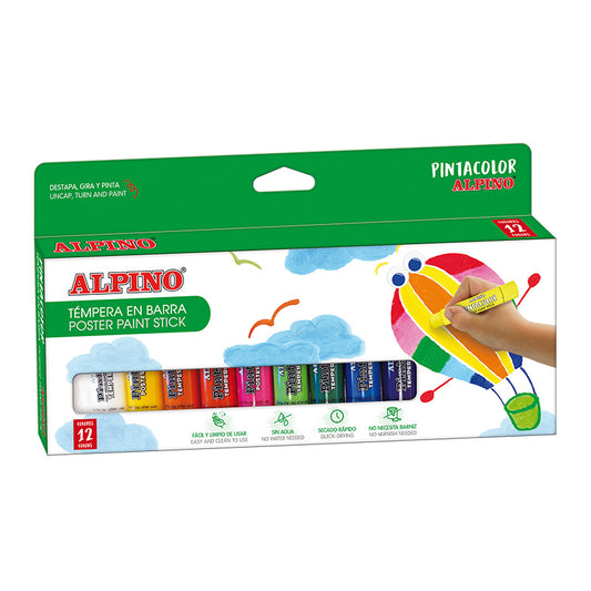 1.12 - TEMPERA EN BARRA ALPINO - PACK 12