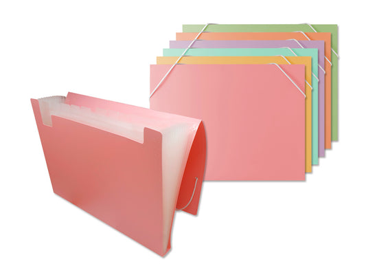 8.4 - CARPETA SEPARADORES PASTEL - 1 UNIDAD