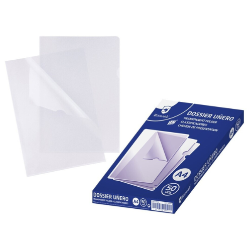 6.10 - DOSSIER UÑERO TRANSPARENTE - PACK 50