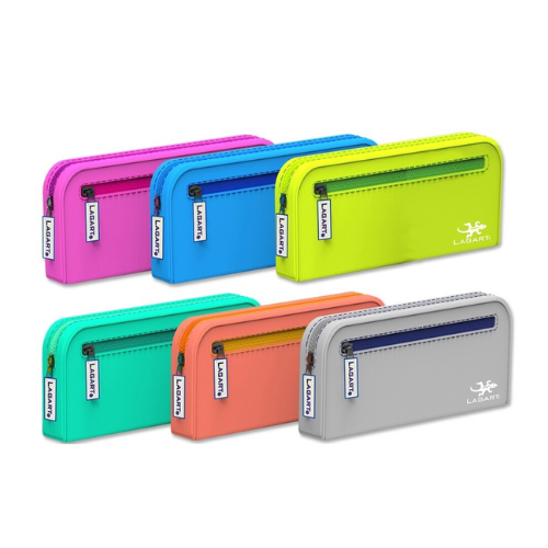 1.6 - ESTUCHE SILICONA OVALADO DOBLE CREMALLERA