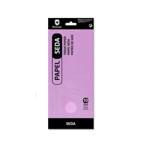 7.4 - PAPEL SEDA COLORES ROSA, 1 UNIDAD