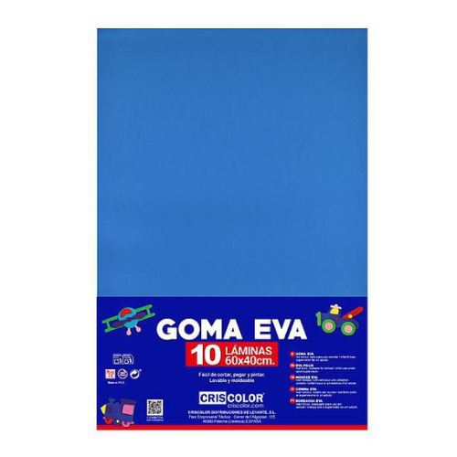 4.0 - GOMAEVA AZUL PACK 10 UNIDS - 60X40CM