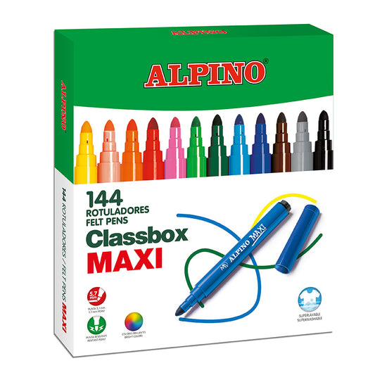 17 - ECONOMY ROTULADORES GRUSOS MAXI - PACK 144