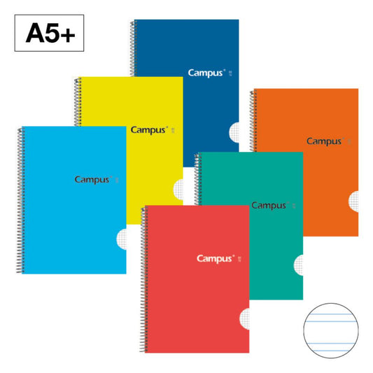 2.7 - LIBRETA ANILLA PEQUEÑA A5 4 LÍNEAS NARANJA