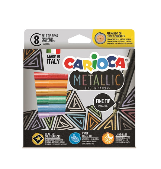 15 - ROTULADOR METALLIC GRUESO - PACK 6