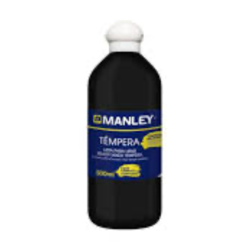 9.7 - TÉMPERA PREPARADA MANLEY 500ML NEGRO