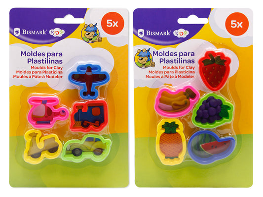 9 - MOLDES PLASTILINA PACK 5
