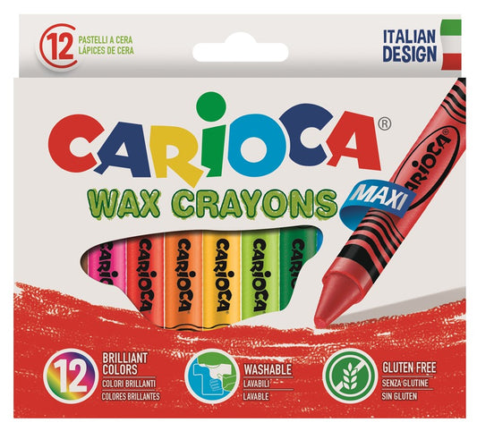 1.4 - CERAS CARIOCA WAX CRAYONS - PACK 12