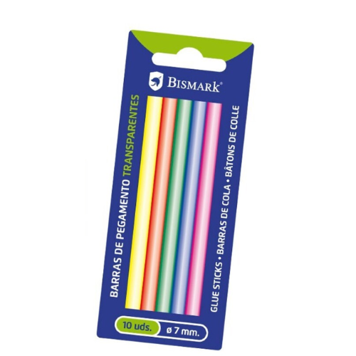 5 - BARRAS SILICONA COLORES 7X100 - PACK 10