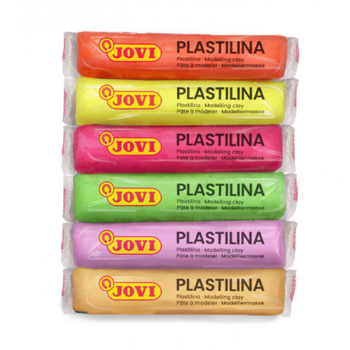 5.4 - PLASTILINA JOVI 15G - PACK 6 NEON