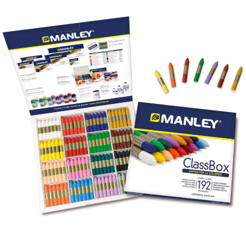 4.0 - CERAS MANLEY CLASSBOX COLORES SURTIDOS- PACK 192
