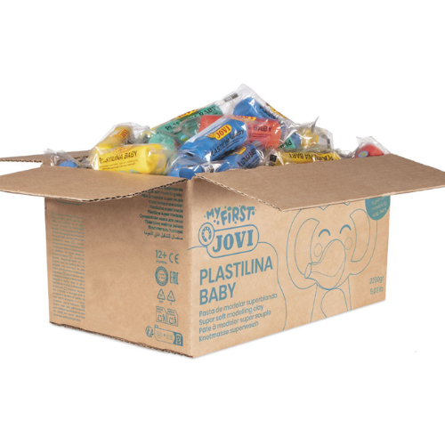 3 - PLASTILINA BABY JOVI - PACK 60 PASTILLAS 38G COLOR SURTIDO